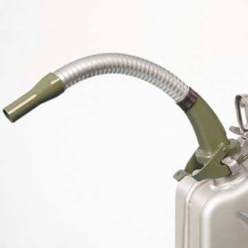 Ausgießer für Metall Benzinkanister Kraftstoffkanister flexibel Olivgrün