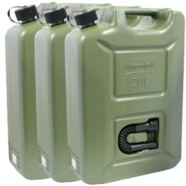 Kraftstoffkanister Reserve Kanister UN 3 x 20 Liter 20 Liter 3 Stück