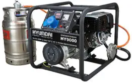 Hybrid - DUO - Stromgenerator 6600 W ITC POWER GG9000C- LPG Gas & Benzin -2