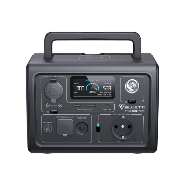 BLUETTI EB3A Tragbare Powerstation | 600 W 268 Wh