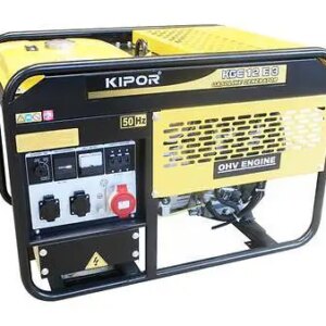 Kipor KGE 12E3 Benzin Stromaggregat mit Rahmen-2